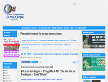 Tablet Screenshot of cuncordu.it